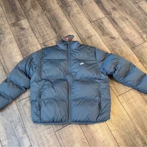 Grey Nike Puffer Jacket